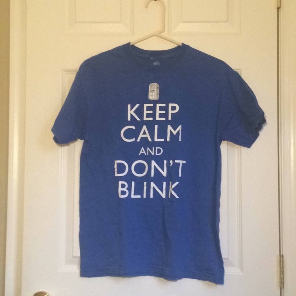 Doctor Who Keep Calm Don’t Blink T-Shirt